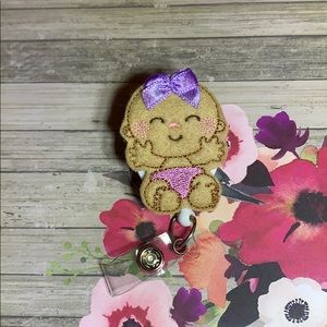 Felt Badge Reel Baby OB Pediatric